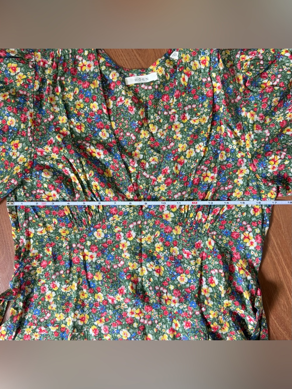 Doen Emilia Dress in Green Valley Floral - Picture 8 of 9